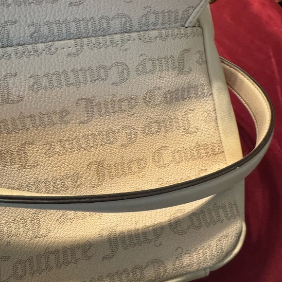 Juicy Couture Brighter Than A Diamond Classic Cream Monogram Shoulder Bag EUC - Picture 15 of 16